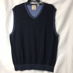 RedHead Mens Navy Blue Sleeveless Sweater Vest Size XL GREAT Condition